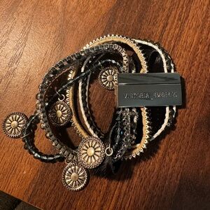 Victoria Emerson Black and Silver Bracelet